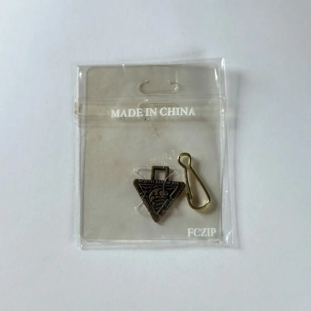 Lot of 2 NAFC North American Fishing Club & Handyman Jacket Zipper Pull